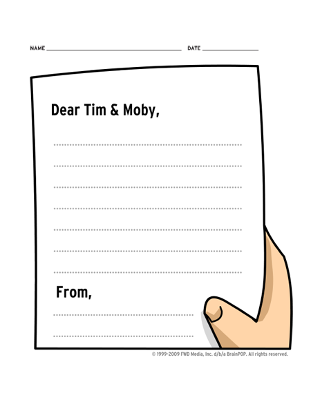 Dear Tim and Moby