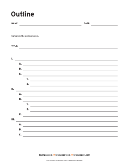 research paper template for 4th grade