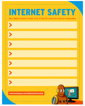 brainpop internet safety poster brainpop educators