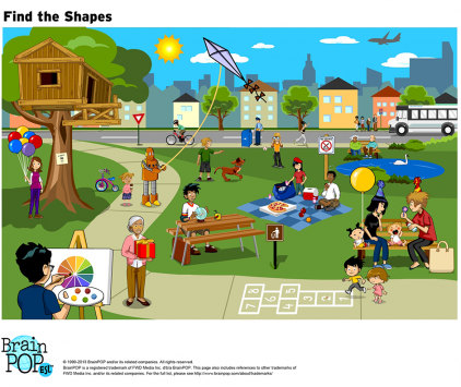 ESL Find the Shapes Image Activity| BrainPOP Educators