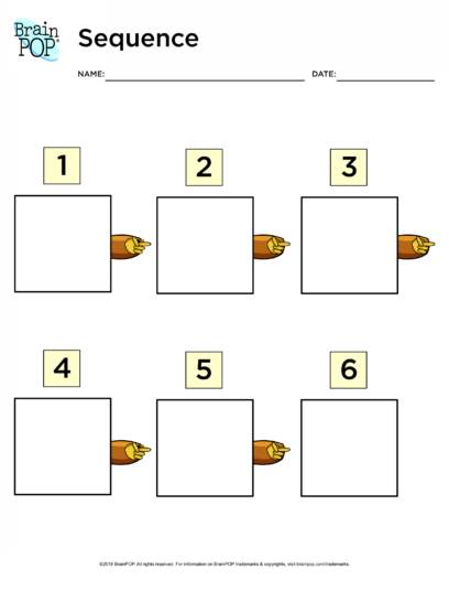 Sequence Graphic Organizer | BrainPOP Educators