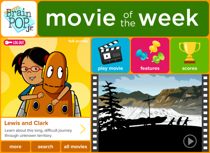 BrainPOP Jr Movie of the Week App BrainPOP Educators BrainPOP Jr Movie of the Week App BrainPOP Educators