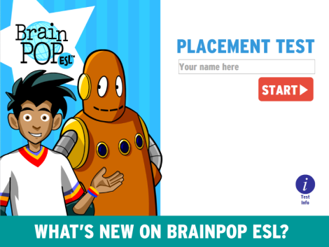 BrainPOP ELL placement test