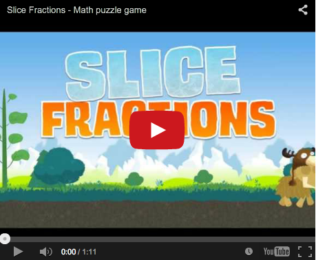 Slice Fractions Game Trailer