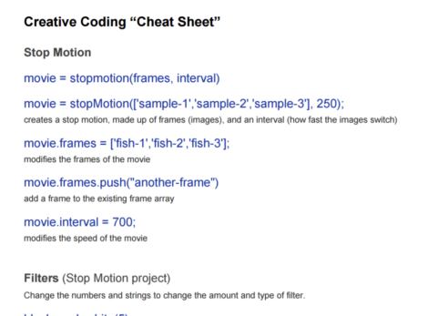 cheat sheet