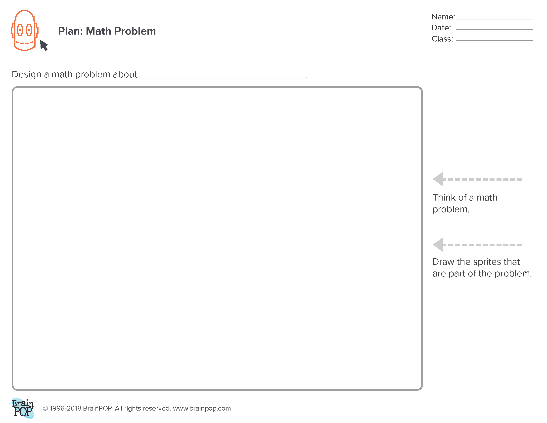 Planning Sheet: Math Problem